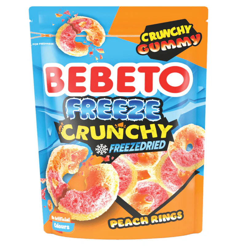 Bebeto FreezeDried Peach Rings (35g)