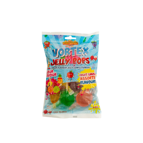 Vortex Candy Paradise Sour Jelly Pops Bag (315g)
