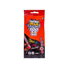 Brain Blasterz Drip N Lick Lollipop Strawberry Flavour