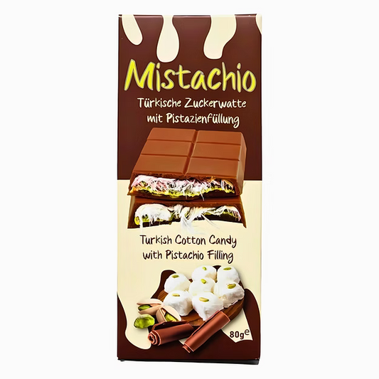 Mistachio Angel Cotton Candy With Chocolate Pistachio Flavour (80g)