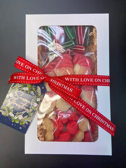 Christmas Gift Box Filled With Regular Gummies (300-400g)