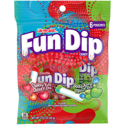 Lik-M-Aid Fun Dip Peg Bag (58g)