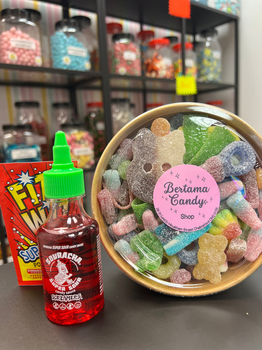 Fizzy Salad Bowl (500-550g)+ Souracha + Popping Candy