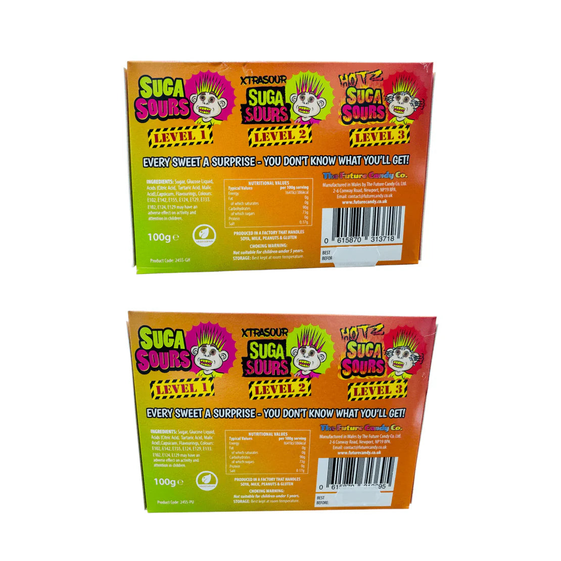 SUGA SOURS Unlucky Dip HALLOWEEN Theatre Box 100g