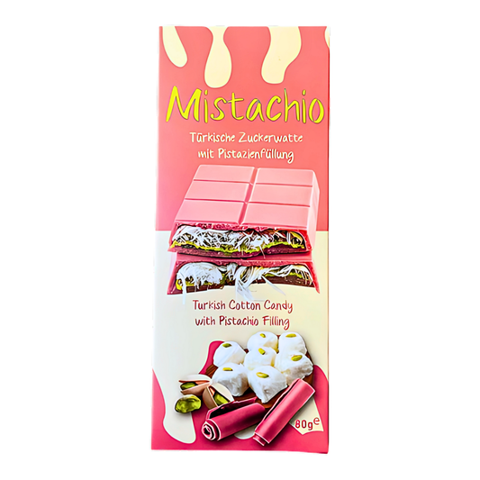 Mistachio Angel Cotton Candy With Pink Chocolate Pistachio Flavour (80g)