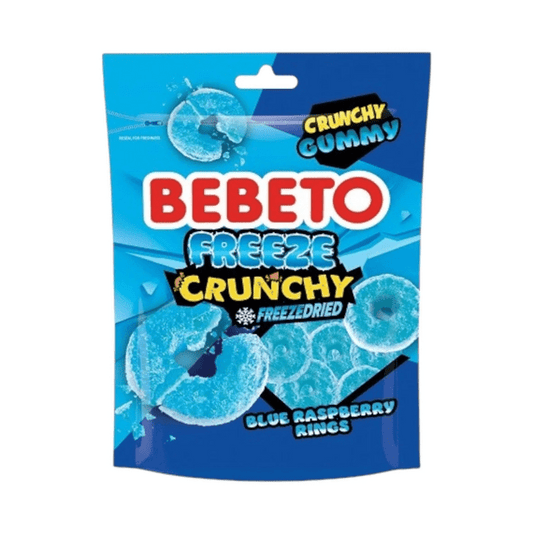 Bebeto Freeze Dried Blue Raspberry Rings (35g)